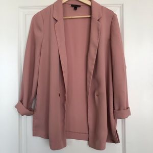 Oversized Blush Pink/Mauve Blazer